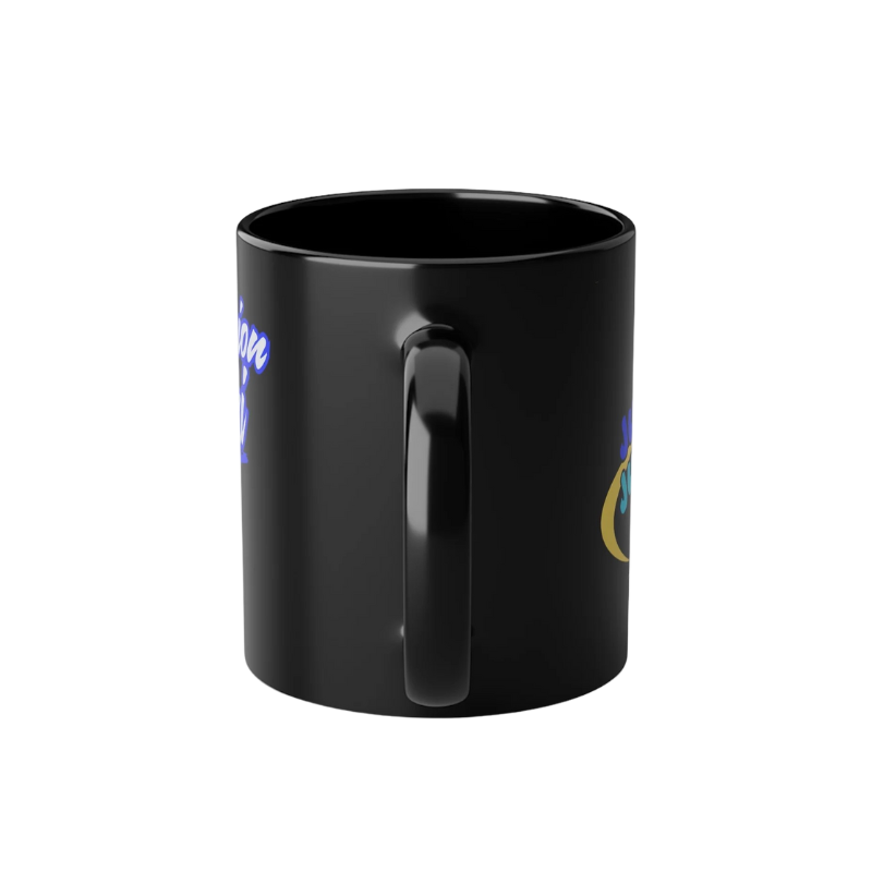 Black Coffee Cup, 11oz