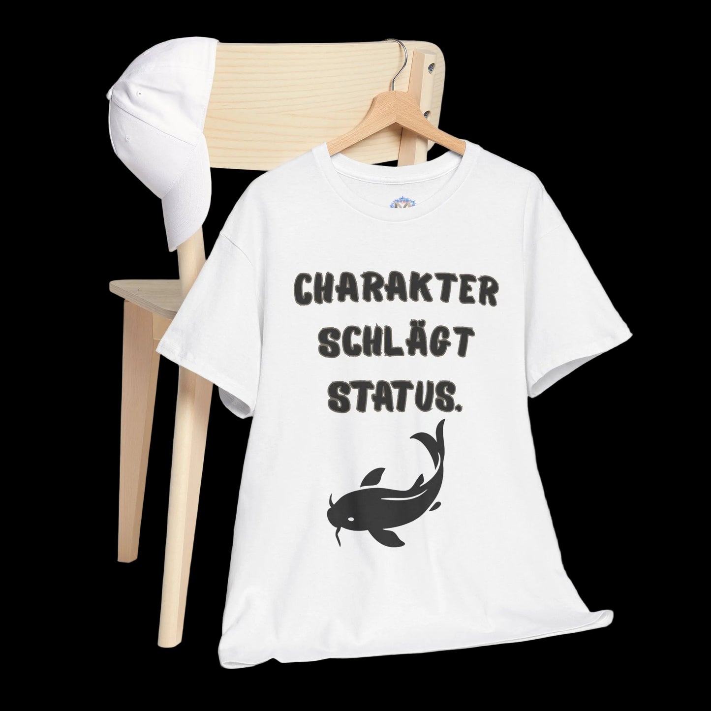 Fatherhood T-Shirt "Charakter schlägt Status" - Casual Streetwear für stolze Väter