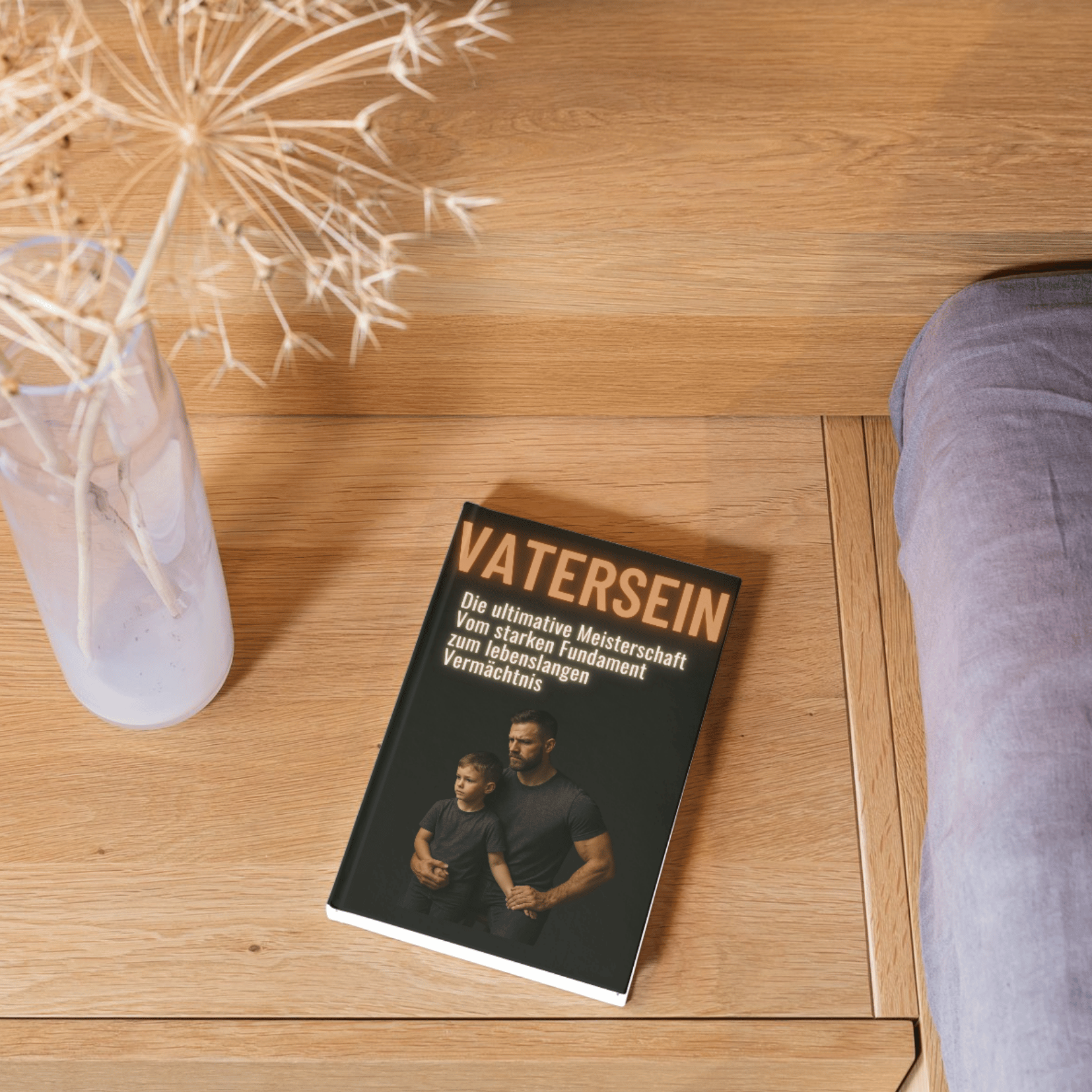 "Produktpräsentation des Vater-Ratgebers 'Die ultimative Meisterschaft' als digitales E-Book"