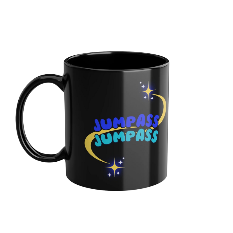 Black Coffee Cup, 11oz