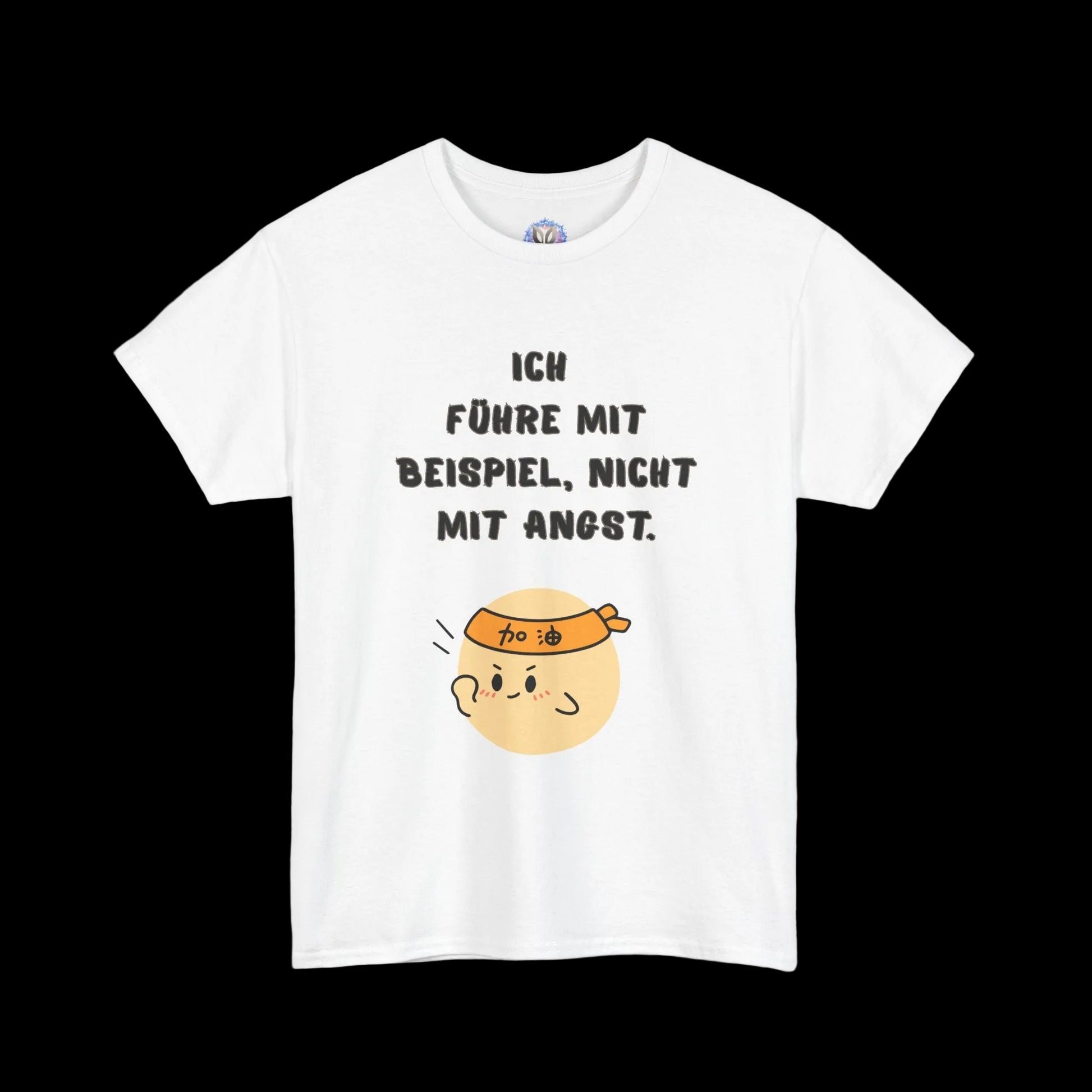 Fatherhood Statement T-Shirt mit Spruch "Ich führe mit Beispiel, nicht mit Angst" - Vatertagsgeschenk