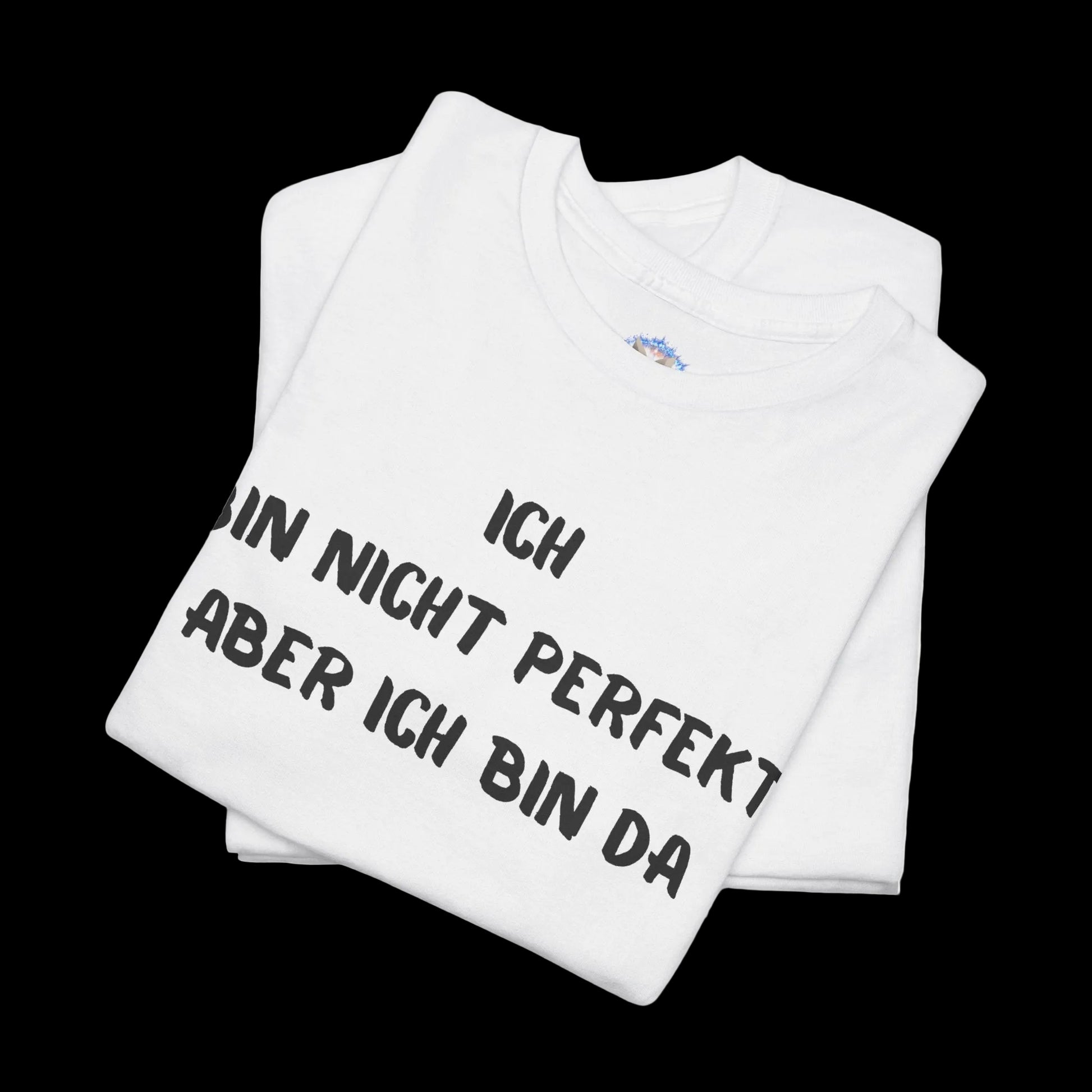 Herren T-Shirt mit lustigem Vater-Spruch "Ich bin nicht perfekt aber ich bin da" - Premium Baumwolle
