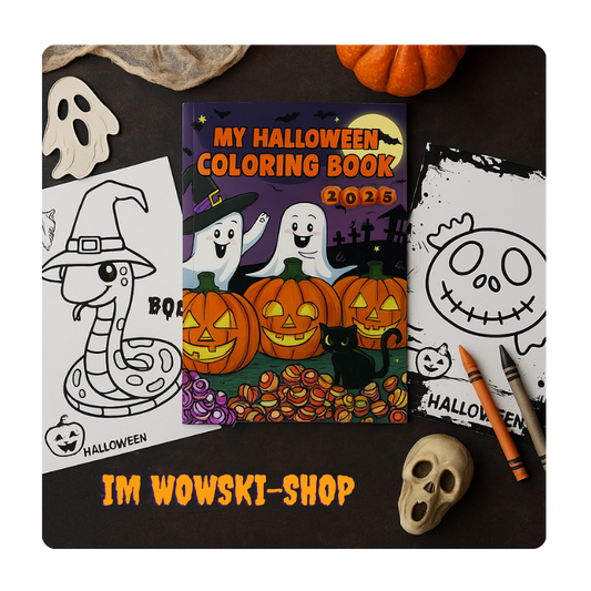 My Halloween Coloring Book 2025 | Wowski-design