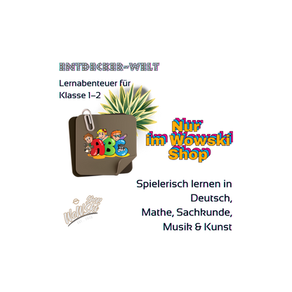 Sielerisch lernen in Deutsch, Mathe, Sachkunde, Musik & kunst